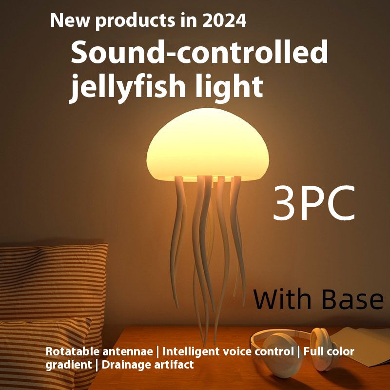 Jellyfish Mood Lampe – LED Jellyfish Nachtlicht für Nachttisch & Schreibtisch 🌊💡